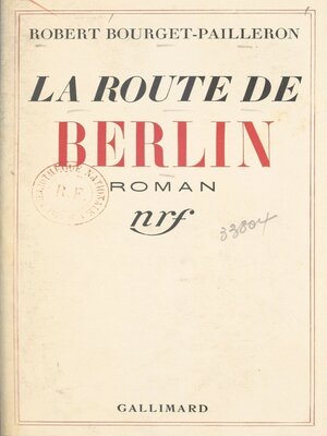 cover image of La route de Berlin